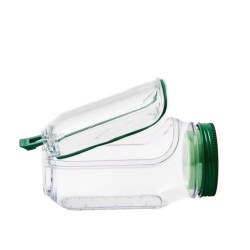 【ダイエットお助け】携帯用サイドオープンサラダジャー 密封保存容器 弁当調味料ケース