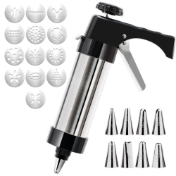 ステンンレスクッキー押し出し器セット プロ仕様クリームデコレーター